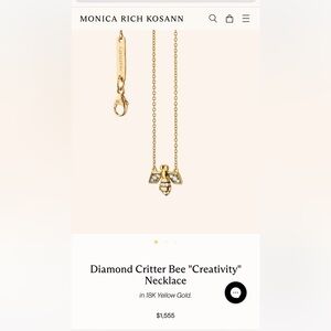 MONICA RICH KOSANN bee necklace